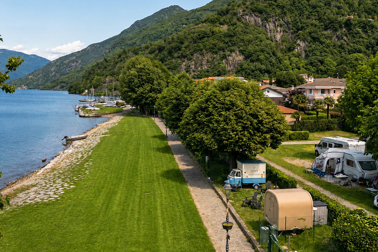 Bar und Restaurant im The Camp am Lago Maggiore - Ansicht 5