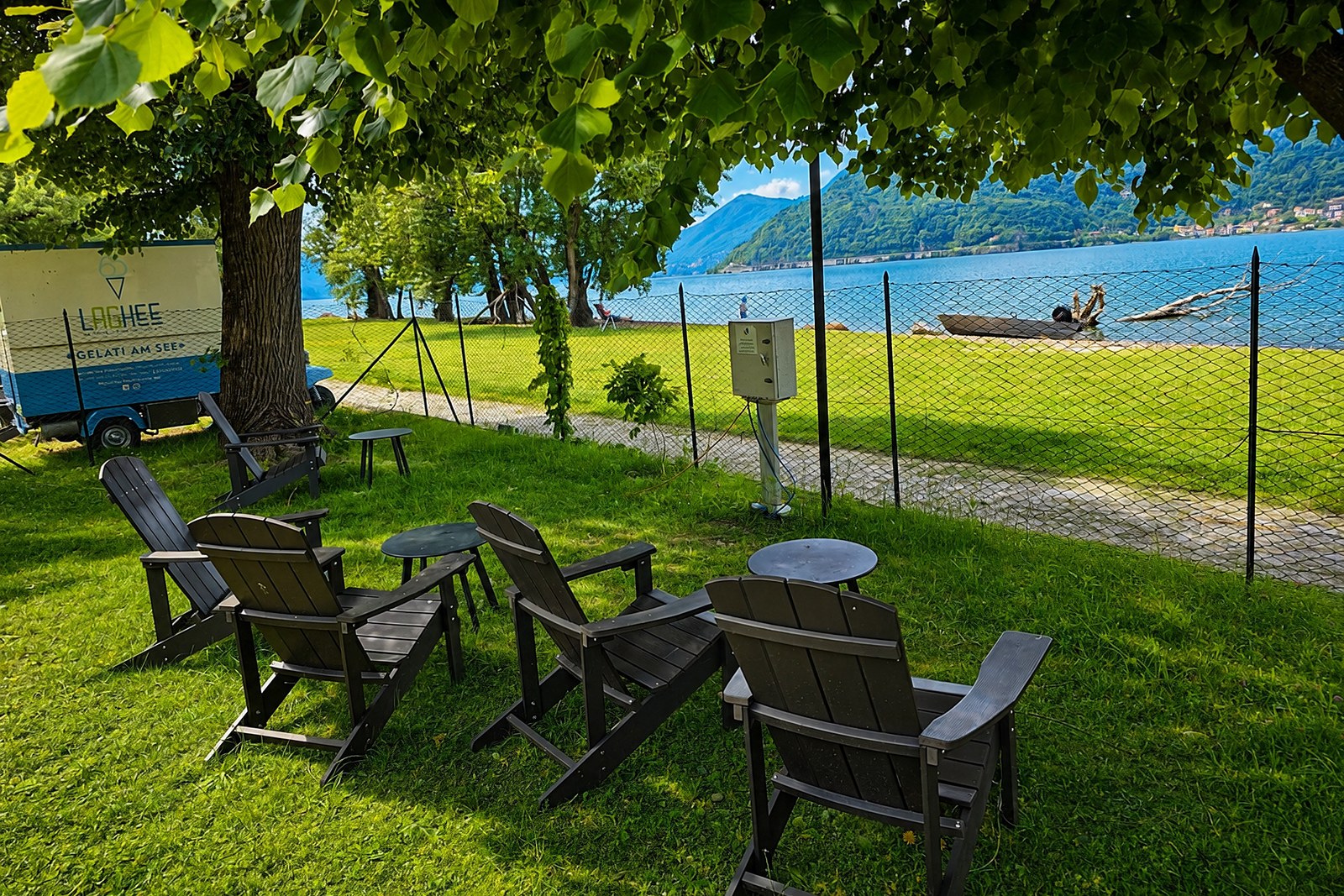 Bar und Restaurant im The Camp am Lago Maggiore - Ansicht 2